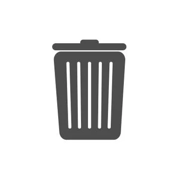 Trash can icon Stock Illustration