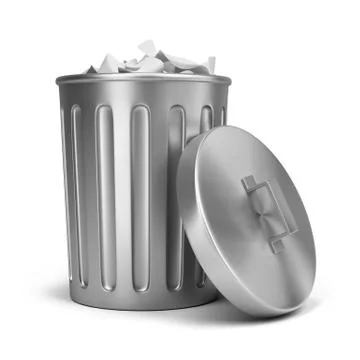 Trash can Stock Illustration