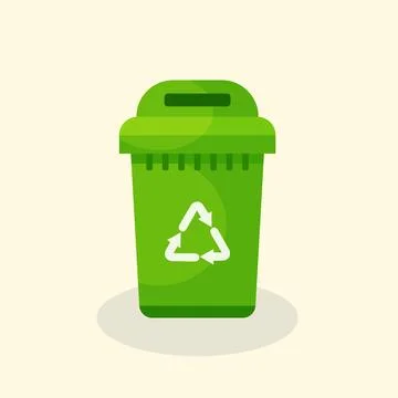 Trash can Stock Illustration