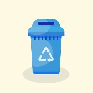 Trash can Stock Illustration