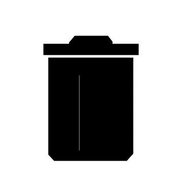 Trash can illustration Иллюстрация