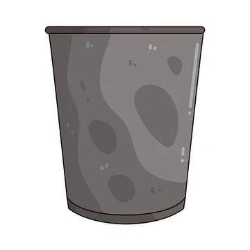 Trash Can illustration Ilustración de archivo