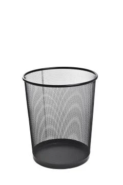 Trash can isolated on white background Stock Photos
