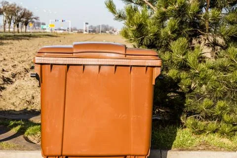 Trash can one Stock Photos