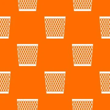 Trash can pattern seamless Stock Illustration