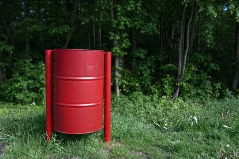 Trash can 写真素材