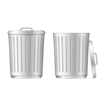 Trash Cans Illustrazione stock
