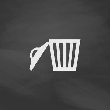 Trash computer symbol Stock Illustration