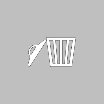 Trash computer symbol Stock Illustration