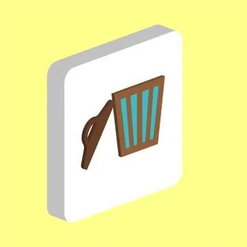 Trash computer symbol Stock Illustration
