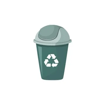 Trash containers icon Stock Illustration