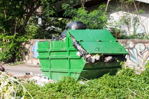 Trash containers Stock Photos