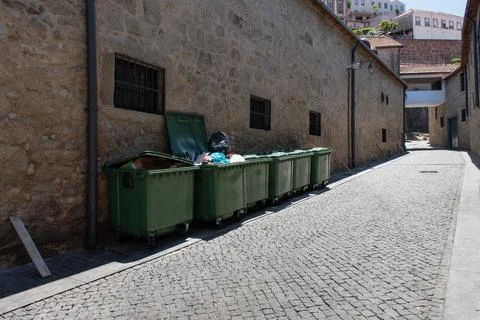 Trash containers Stock Photos
