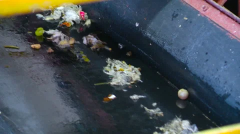 Trash Conveyor. Garbage Collection System Stock Footage 62358150