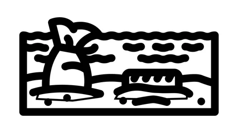 Trash covered beach Stock Footage 326747485
