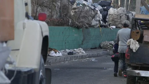 Trash Dump Suburbs Slums Ghetto of Guate... | Stock Video | Pond5