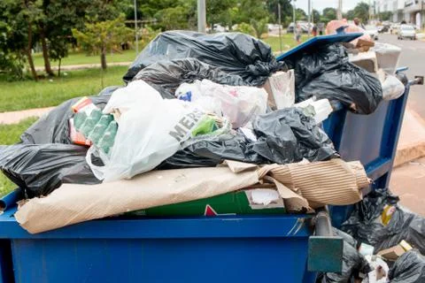 Trash Dumpster Stock Photos