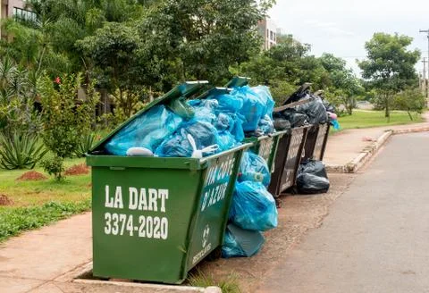 Trash Dumpster Stock Photos