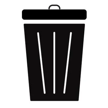 Trash icon, Bin icon Stock Illustration