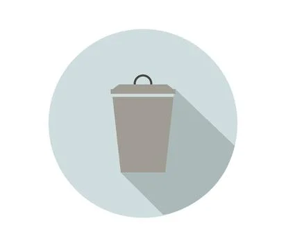 Trash icon illustrated in vector on white background trash icon illustrate... Stock Photos