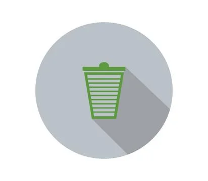 Trash icon illustrated in vector on white background trash icon illustrate... Stock Photos