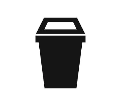 Trash icon illustrated in vector on white background trash icon illustrate... Stock Photos