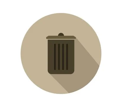 Trash icon illustrated in vector on white background trash icon illustrate... Stock Photos
