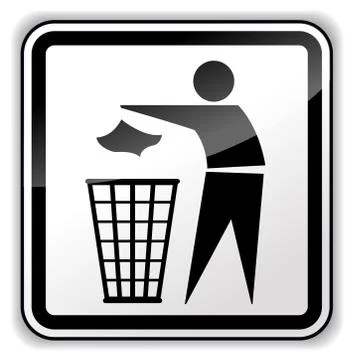Trash icon Stock Illustration