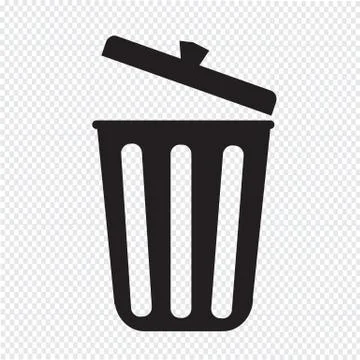 Trash icon Stock Illustration