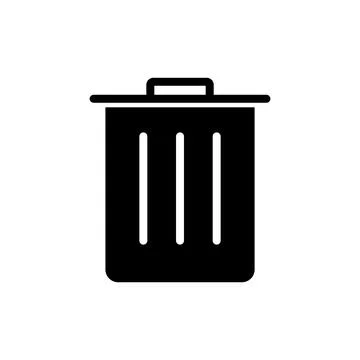 Trash icon vector illustration. trash can icon. delete sign and symbol. Stock Illustration