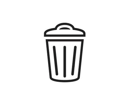 Trash icons vector illustration Stock Illustration