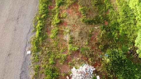 Trash   Illegally Dumped Stock Footage 127654619