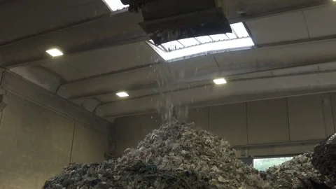 Trash machine working 스톡 동영상 79160391