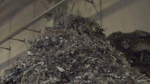 Trash machine working Video stock 79160789