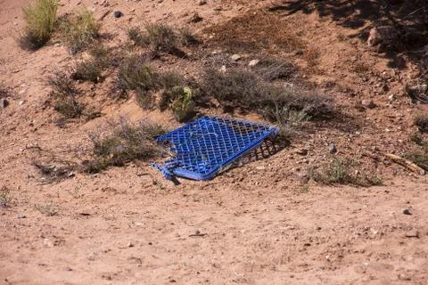 Trash in nature Stock Photos