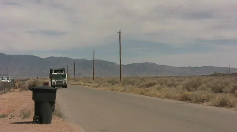 Trash Pick Up Stock Footage 111077