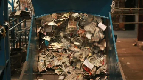 Trash Raining Down 動画素材 594222