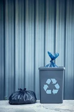 Trash Recycle Concept Stock Photos