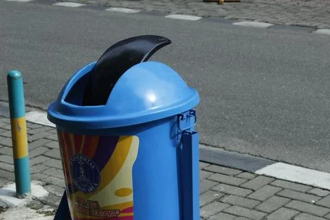 Trash on the street Stock Photos