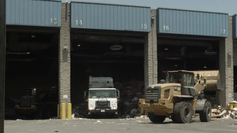 Trash Truck Video stock 234201934