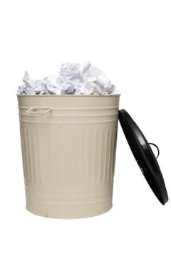 Trashcanfull Stock Photos