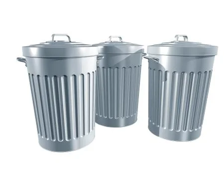 Trashcans Illustrazione stock