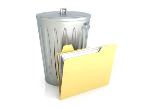 Trashed document. Stock Illustration