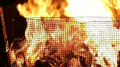 TrashFire 04 Stock Footage 820928