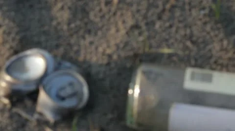 TrashOnSand Stock-Footage 10577987