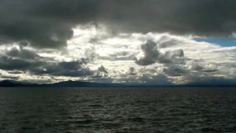Trasimeno lake Video stock 155842826