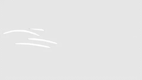 Trasnparent Slowly comic Wind Blowing . 4K footage cartoon visual effect season. Stock Footage 329735031