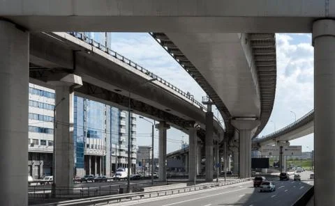 Trasport interchange Stock Photos
