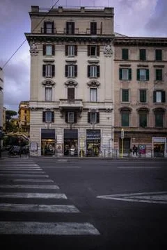 Trastevere Huserfront Stae Stock Photos