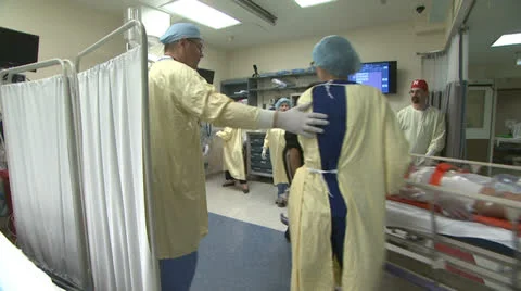 Trauma ER 1 of 4 Stock Footage 23113700